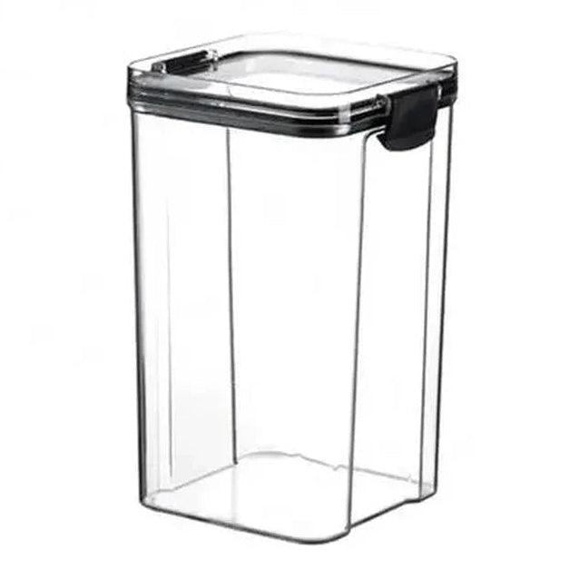 Multipurpose Food Storage Containers Set - Clear Jars with Lids for Cereal, Candy, and Dry Goods