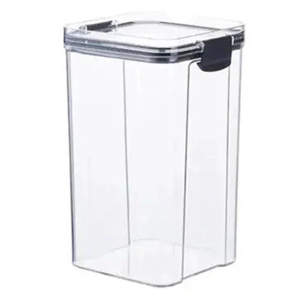 Multipurpose Food Storage Containers Set - Clear Jars with Lids for Cereal, Candy, and Dry Goods