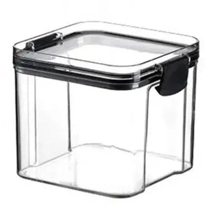 Multipurpose Food Storage Containers Set - Clear Jars with Lids for Cereal, Candy, and Dry Goods