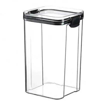 Multipurpose Food Storage Containers Set - Clear Jars with Lids for Cereal, Candy, and Dry Goods