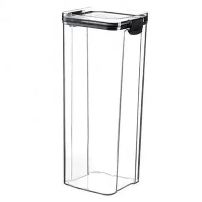 Multipurpose Food Storage Containers Set - Clear Jars with Lids for Cereal, Candy, and Dry Goods
